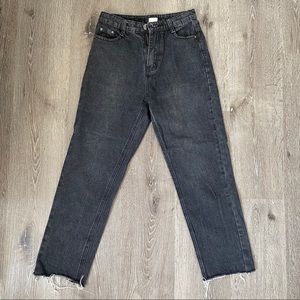 Nonstretch vintage washed denim